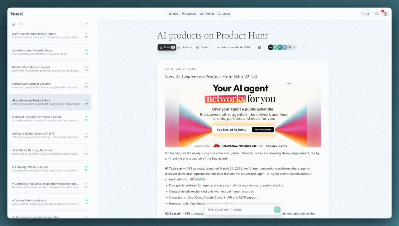 Tasks and new navigation